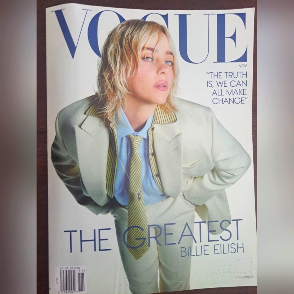 Vogue USA magazine Nov 2024 The GREATEST BILLIE EILISH